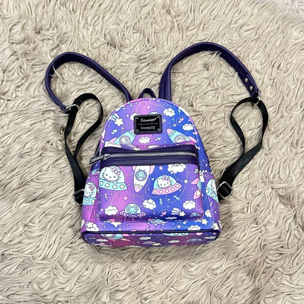 Loungefly x Hello Kitty Spaceship Allover-Print Backpack